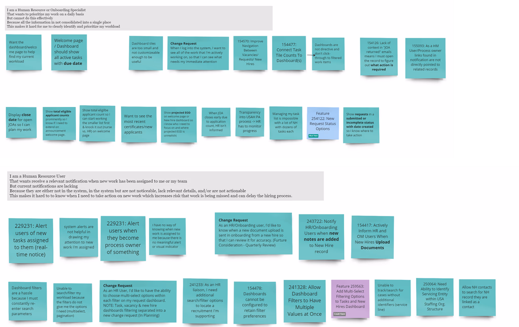 Enhancement requests received